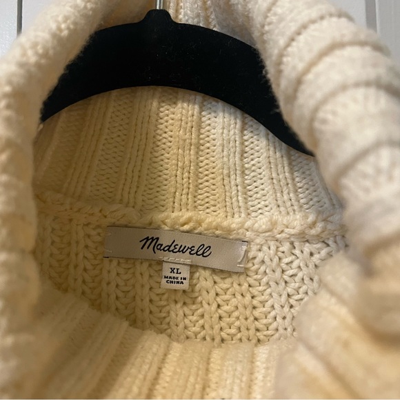 Madewell Wide Rib Turtleneck Sweater - Picture 6 of 7